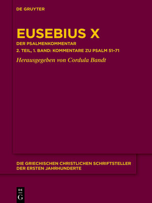 cover image of Eusebius X